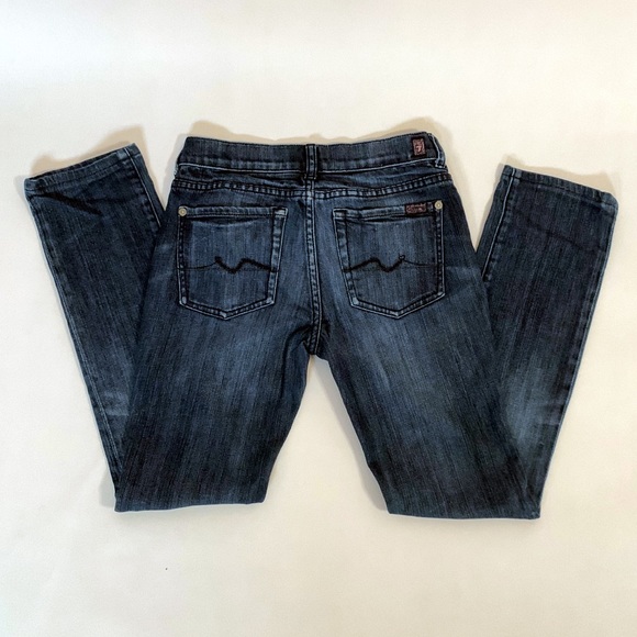 7 For All Mankind Roxanne Jeans Sz 14 - Picture 2 of 7